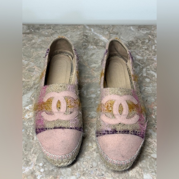 Chanel Tweed Espadrilles size 40 - Picture 1 of 10